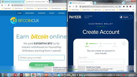 Make Free Money By Viewing Paid To Click Adverts At BITCOINCLIX And Instant Withdraw At Payeer