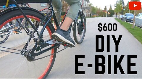 Building a DIY Electric Cruiser Bike | 500W Hub Motor | 10S Battery