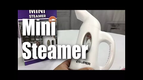ESUPER Portable Handheld Garment Fabric Mini Steamer Review
