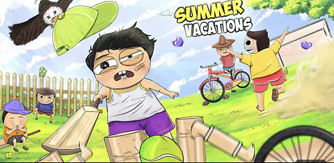 Trumatic summer vacation hindi animated funny video