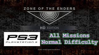 Zone of the Enders (2012, PS3) Longplay - HD Collection Version, All Missions