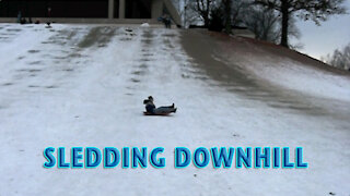 Sledding Downhill