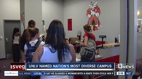 UNLV named nation's most diverse campus