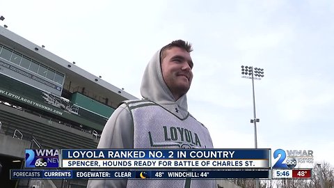 Spencer, No. 2 Loyola ready for Battle of Charles Street