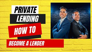 How to find or become a private lender