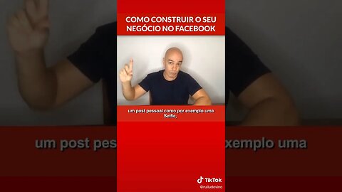 Construir Negócio No Facebook #Shorts