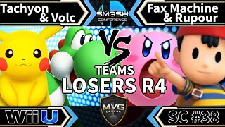 Tachyon & Volc vs. Fax Machine & Rupour - Teams SSB4 Losers R4 - Smash Conference 38