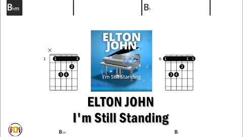 ELTON JOHN I'm Still Standing - FCN Guitar Chords & Lyrics HD