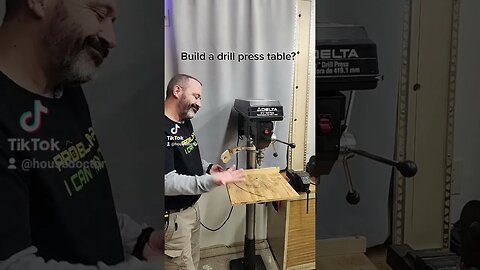 Should I build a drill press table? #creative #project #wood #woodworking #beginners #diy #diycrafts