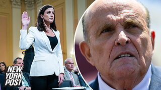 Cassidy Hutchinson alleges Rudy Giuliani groped her on Capitol riot