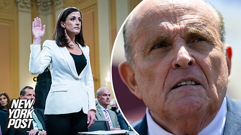 Cassidy Hutchinson alleges Rudy Giuliani groped her on Capitol riot