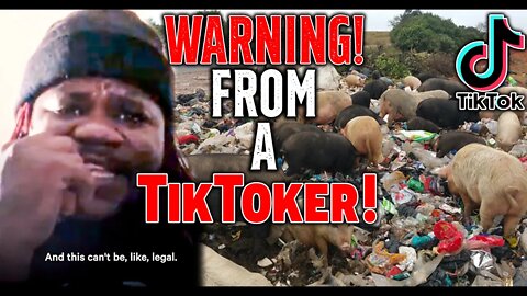 WARNING! From A TIKTOKER! • IS This LEGAL? • FEEDING PIGS GARABAGE!