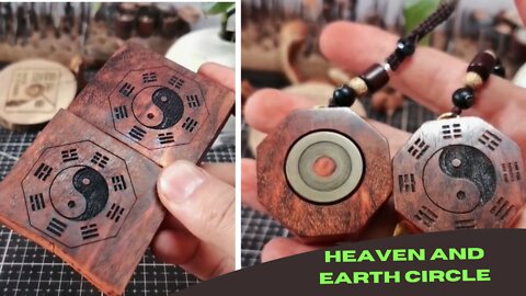 Heaven and earth Circle|Nice pendant design| pendant|wood carving|woodworking7900 |#shorts