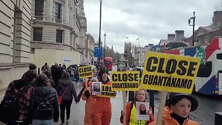 Guantanamo prison protest #london