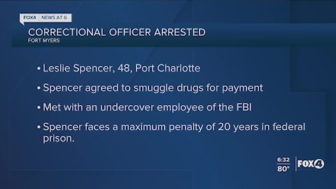 Correctional Officer accused of smuggling drugs
