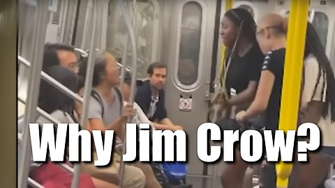 Asian woman stands up to aggressive black teens on NYC subway