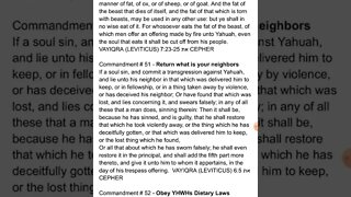 The [UNKNOWN] Commandments of YHWH - No Commandments Found - Leviticus 12