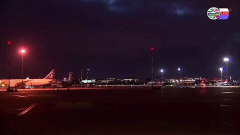 Warsaw, Poland: President Biden departs enroute Warsaw Chopin International Airport.