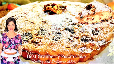 Holiday Cranberry Pecan Cake Recipe