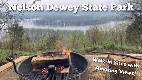 Nelson Dewey State Park Camping | Walk-In Camping with an Amazing Views!!!