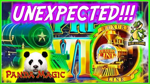 UNEXPECTED JACKPOT!!! Dragon Link Panda Magic VS Luxury Line Timberwolf Slot TRAINS! HIGHLIGHT!