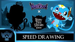 Speed Drawing: Happy Tree Friends Fanon - Munches | Mobebuds Style