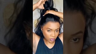 360 Full lace Natural hair line Ft kisslove hair