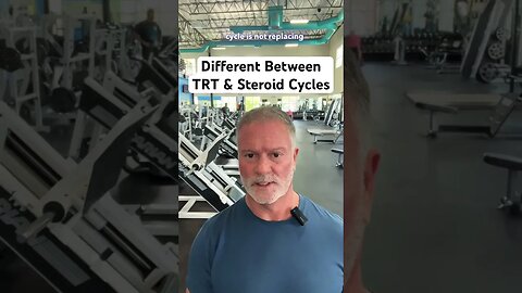 TRT Is Not A Steroid Cycle #shorts