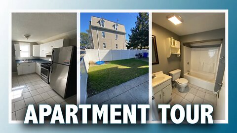APARTMENT TOUR | Fall River, MA (459 Snell St, Unit 3) - BEAUTIFUL Side Yard and Patio