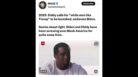 P Diddy wants Trump banished