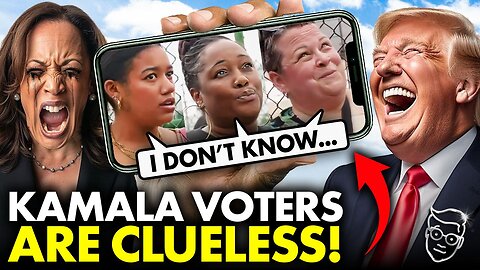 Kamala Supporters Asked Why They're Voting for Her, Left STUTTERING | 'Umm.. I Don't Know'