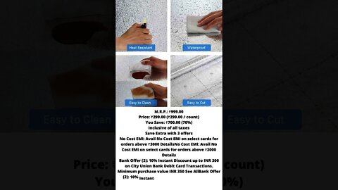 Perfect Pricee Pricee Kitchen Aluminium Foil Stickers Oil Proof #youtubeshort