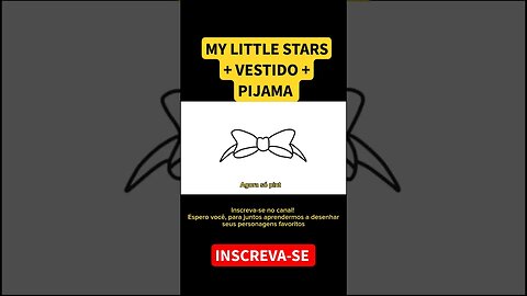 COMO DESENHAR MY LITTLE STARS+ VESTIDO + PIJAMA #shorts #mylittlestar #dollpaper