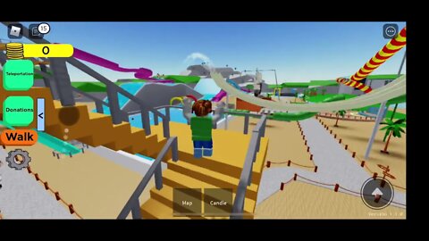 Roblox - Aqualiana Water Park Gameplay (What a HUGE Water Park)