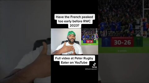 Have the French peaked before RWC 2023?