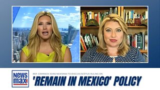 Rep. Cammack Joins Newsmax To Discuss SCOTUS' Ruling On Trump Era 'Remain In Mexico' Border Policy