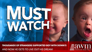 Thousands Of Strangers Gave Support To Child With Down’s, Now He Gets To Live Out His Dream