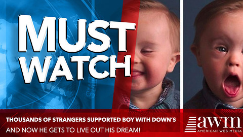 Thousands Of Strangers Gave Support To Child With Down’s, Now He Gets To Live Out His Dream