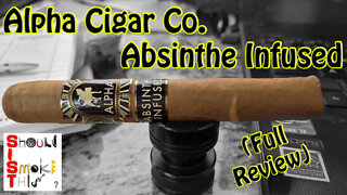 Alpha Cigar Co. Absinthe Infused (Full Review) - Should I Smoke This