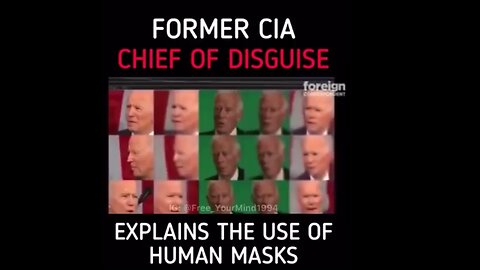 Former CIA chief of disguise explains human masks