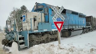 Vintage EMD SD40-2 Locomotive Still Hauls Freight Almost 50 Years Later! #trains | Jason Asselin