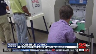 Accessible voting for voters with disabilities