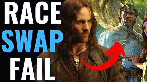 Aragorn Is NOW BLACK! Lord Of The Rings Fans FURIOUS At Wizards Of The Coast Magic The Gathering!