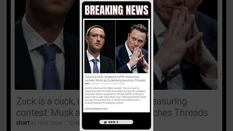 Elon Musk & Mark Zuckerberg Engage in 'Literal D**k Measuring Contest