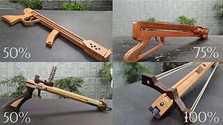Best DIY slingshot | Craft your own survival gun 4 slingshots you should have | Wood Art TG