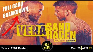 UFC San Antonio: Vera vs. Sandhagen - Full Card Breakdown