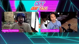 NFT ART TALK - EP 74 - Web3ofwomen, Sara Hamzezadeh, Bcrandall805, Sleepless Dude