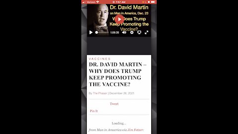 Why Does Trump Promote the Vaccines??…Stuff you’re not considering