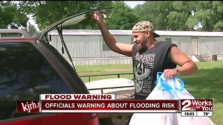 Officials warning about flooding risk