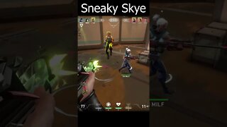 Sneaky Skye (Valorant) #Shorts